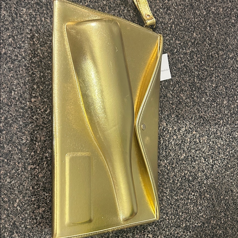 Gold Clutch Bag